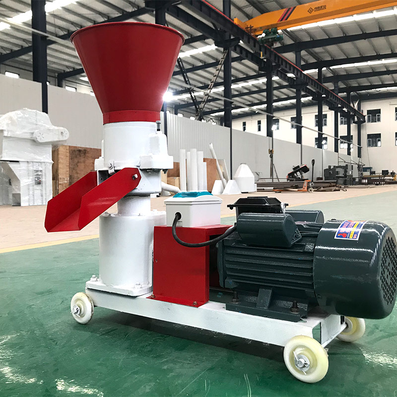 60-1000kg/h Flat Die Poultry Feed Pellet Machine