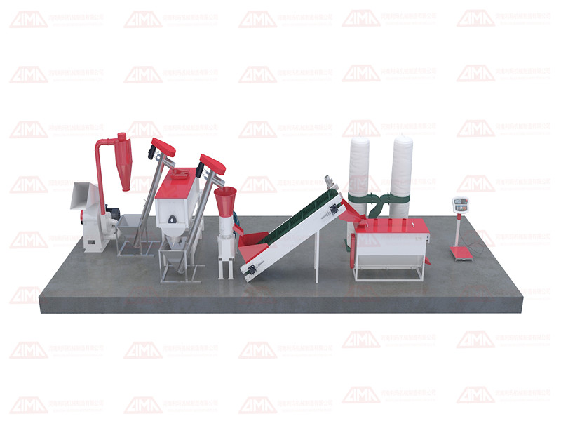 200-1000kg/h Small-scale Poultry and Livestock Feed Production Line