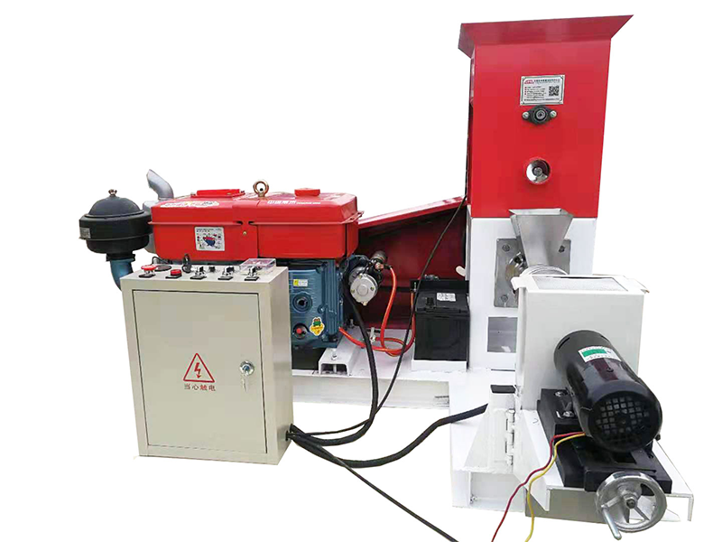 Diesel Engine Floating Fish Feed Extruder Machine