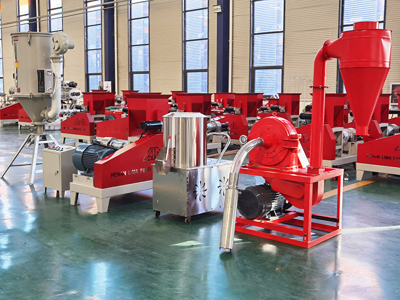 40-300kg/h small floating fish feed production line