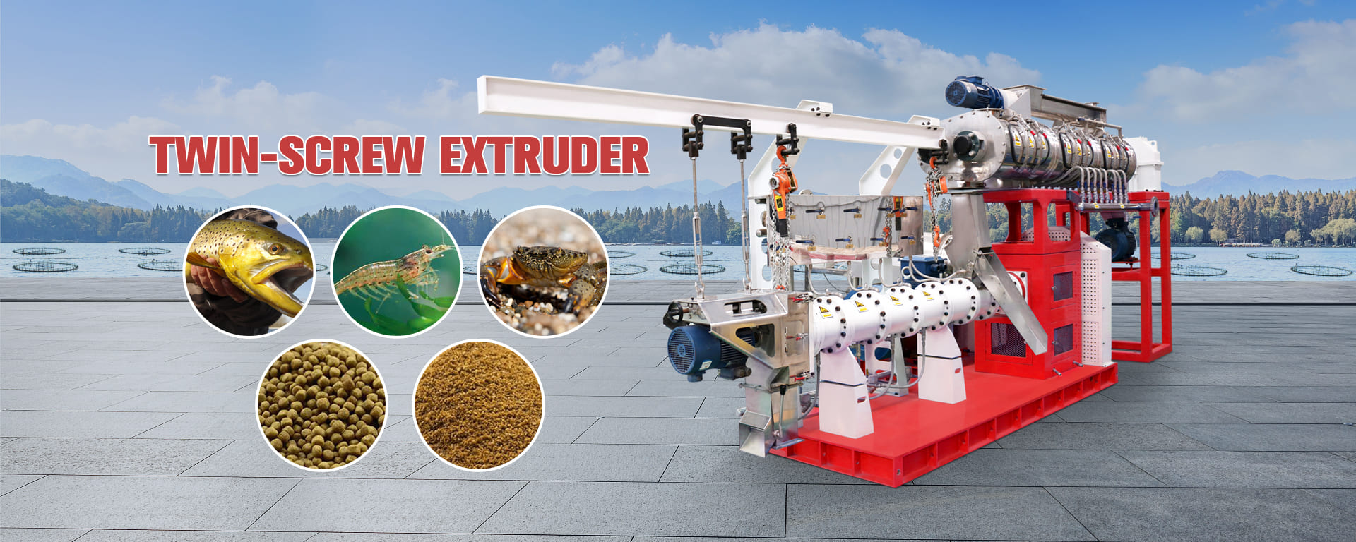 floating fish feed extruder machine for sale