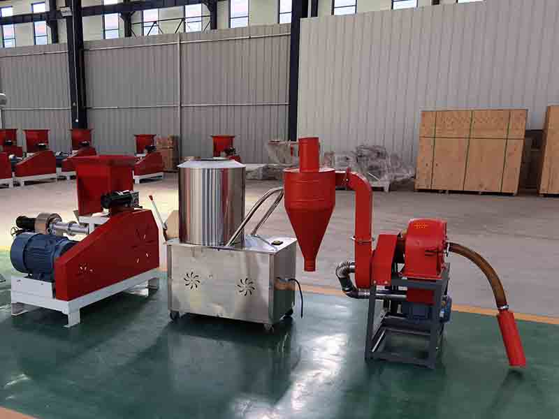 50kg/h Floating Fish Feed Production Line 3-Pieces Set Nigeria