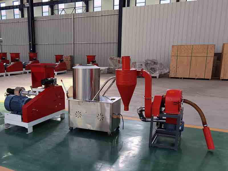 Floating Fish Feed Production Line Three-Piece Set Nigeria