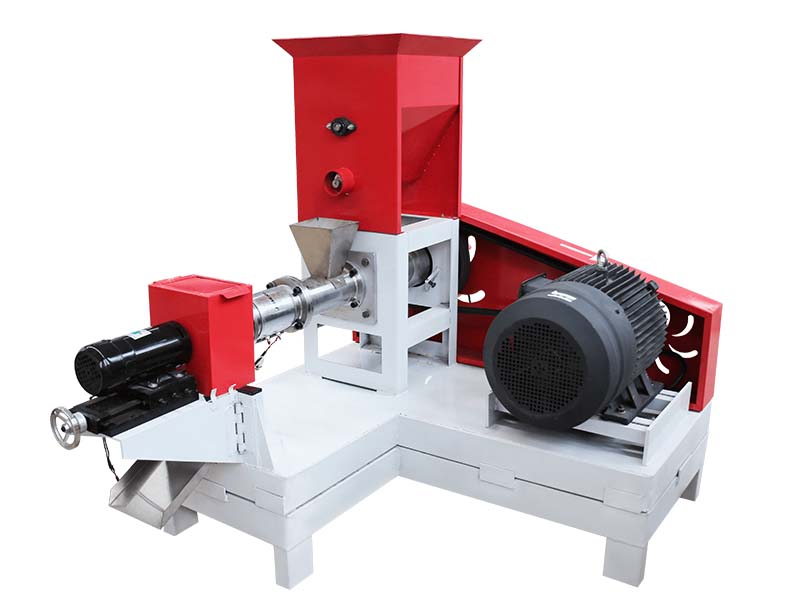 Floating fish feed extruder machine